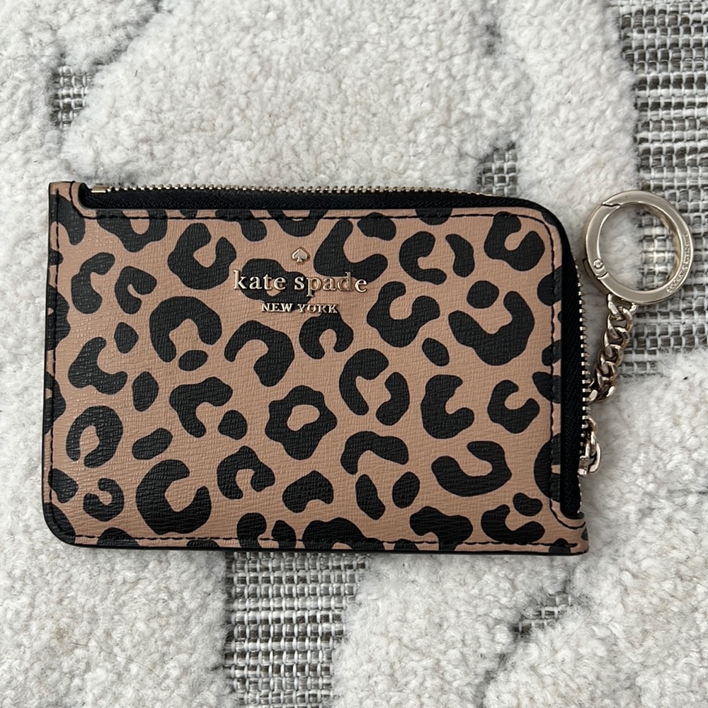 Kate Spade Leopard Card Holder